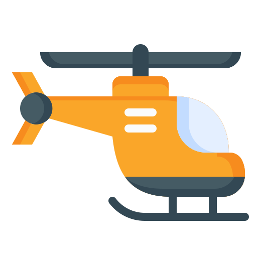 Вертолет Generic color fill иконка