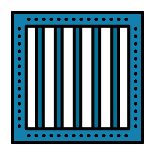 gevangenis Generic color lineal-color icoon
