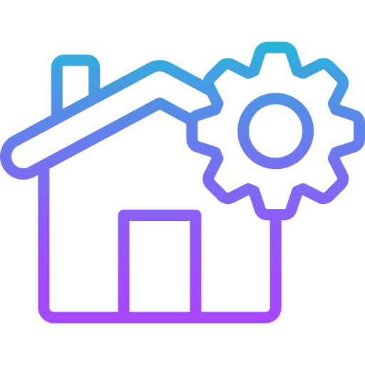 House Generic gradient outline icon