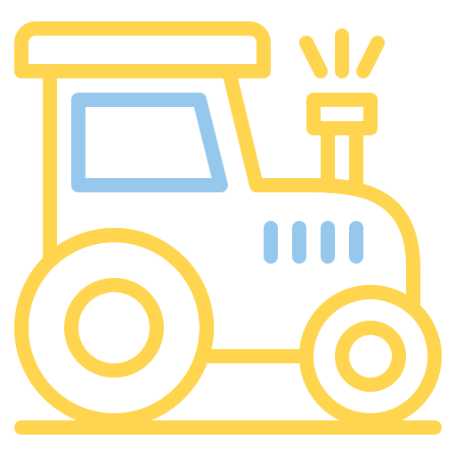 tractor Generic color outline icono