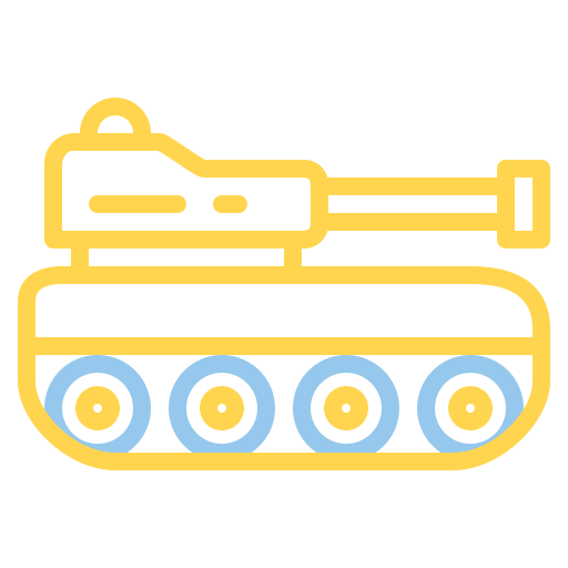 tanque Generic color outline icono