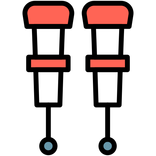 krücken Generic color lineal-color icon