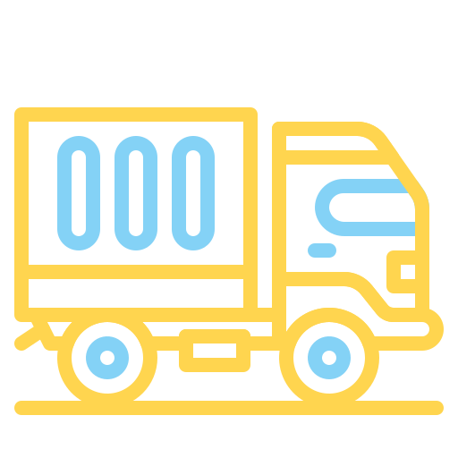 Container truck Generic color outline icon