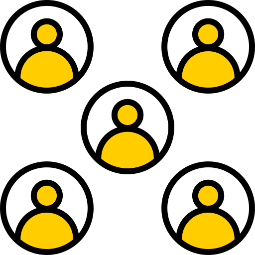 그룹 역학 Generic color lineal-color icon