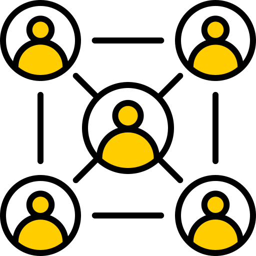 그룹 역학 Generic color lineal-color icon