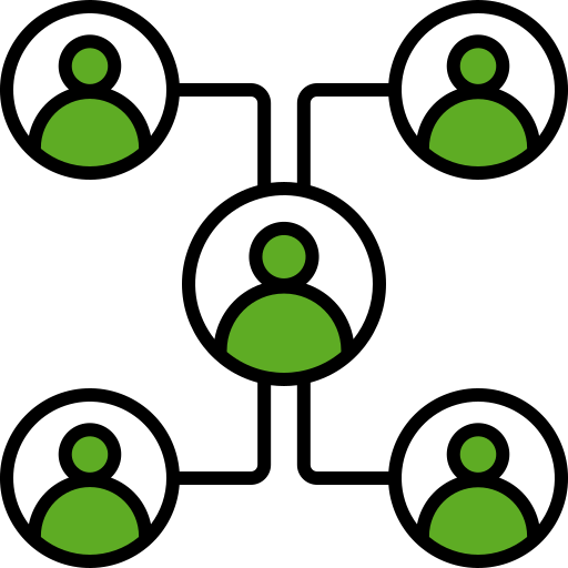 groepsdynamiek Generic color lineal-color icoon