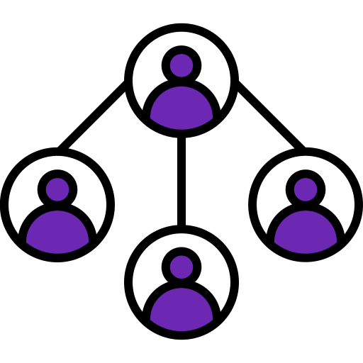 dinámica de grupo Generic color lineal-color icono