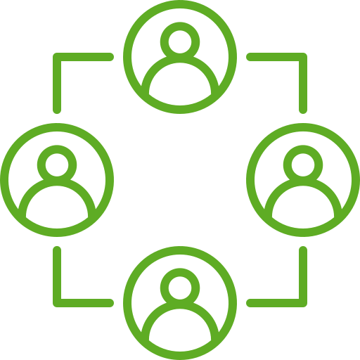 Group dynamics Generic color outline icon
