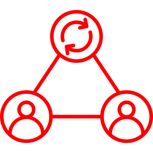 Групповая динамика Generic color outline иконка