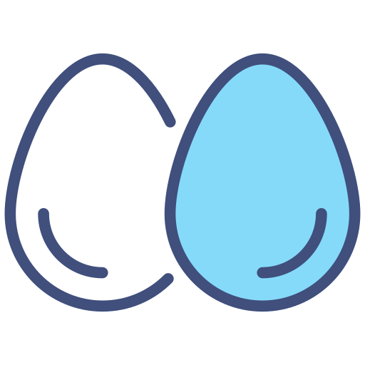 eieren Generic color lineal-color icoon