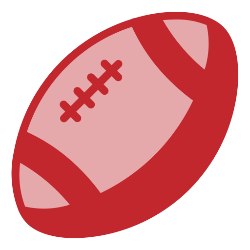 American football Generic color fill icon
