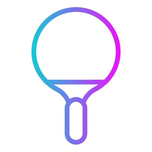 ping pong Generic gradient outline icona