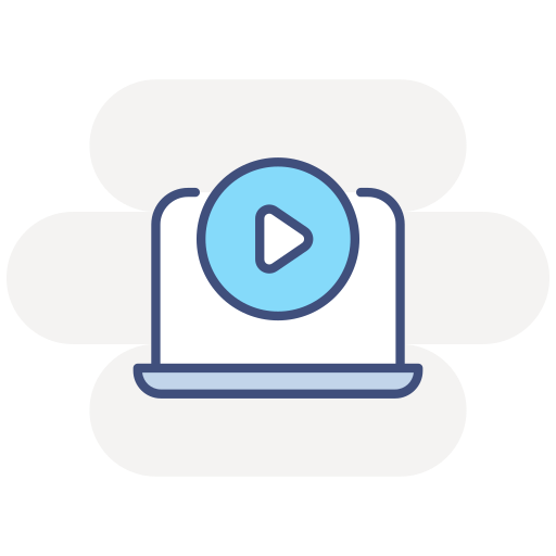 Video play Generic color lineal-color icon