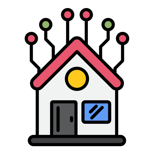 sieć domowa Generic color lineal-color ikona