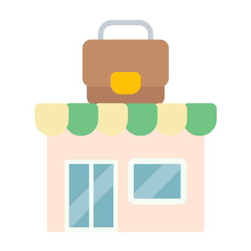 Small business Generic color fill icon