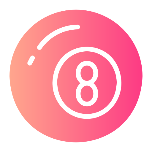 8 ball Generic gradient fill icon