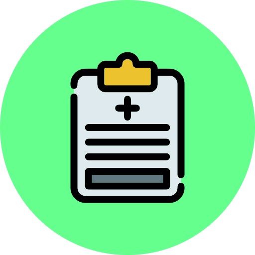 Checkup Generic color lineal-color icon