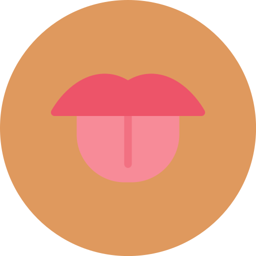 舌 Generic color fill icon