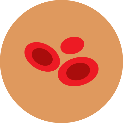 혈액 세포 Generic color fill icon