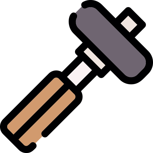 Reflex hammer Generic color lineal-color icon