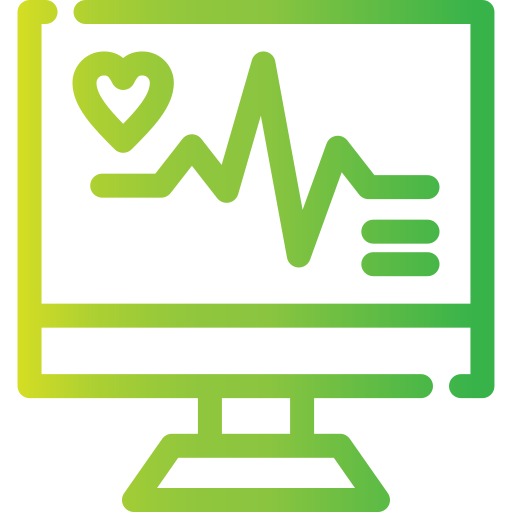 Heart monitor Generic gradient outline icon