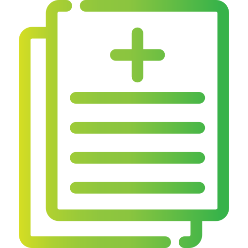 informe del paciente Generic gradient outline icono