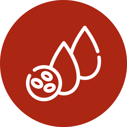 Blood cells Generic color fill icon