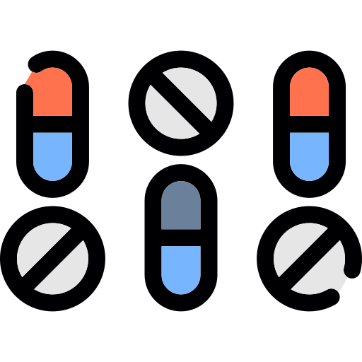 geneesmiddel Generic color lineal-color icoon