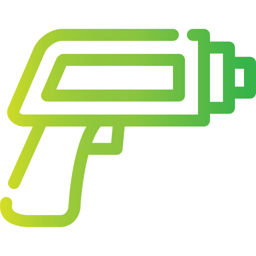 Thermometer gun Generic gradient outline icon