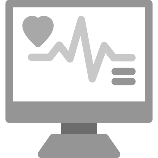 monitor de corazón Generic color fill icono