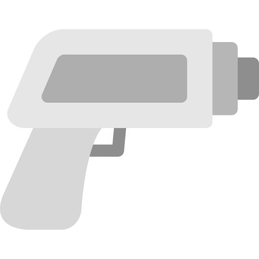 Термометр-пистолет Generic color fill иконка