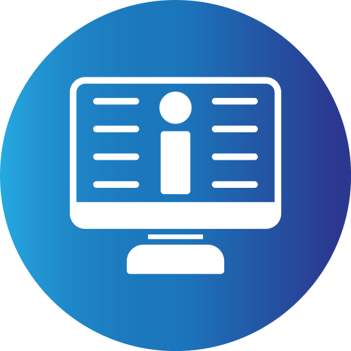 informazione Generic gradient fill icona