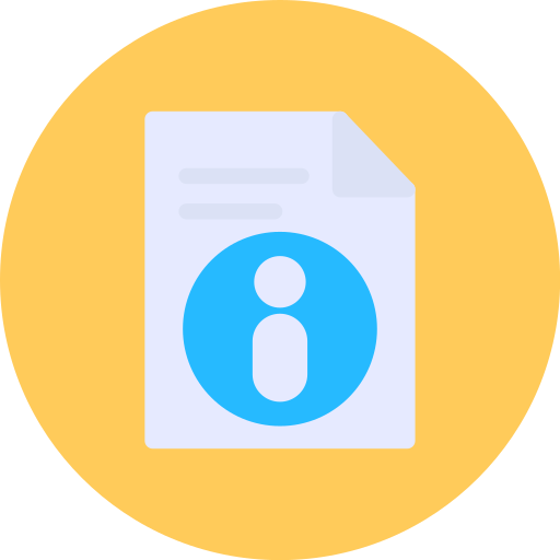 dateiinformation Generic color fill icon