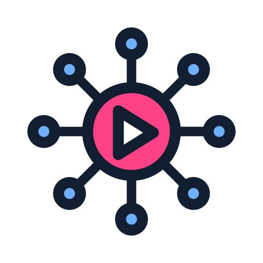 Viral video Generic color lineal-color icon