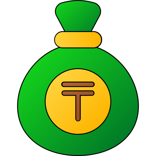 Tenge Generic gradient lineal-color icon