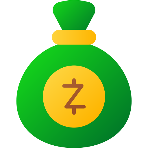 zcash Generic gradient fill icono