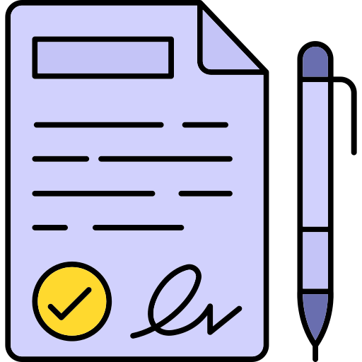 Contract agreement Generic color lineal-color icon