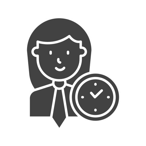 Time management Generic black fill icon