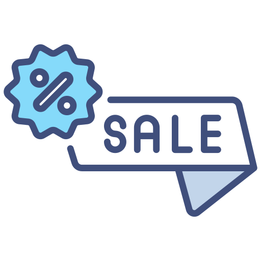 Sale sign Generic color lineal-color icon