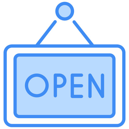 Open sign Generic color lineal-color icon