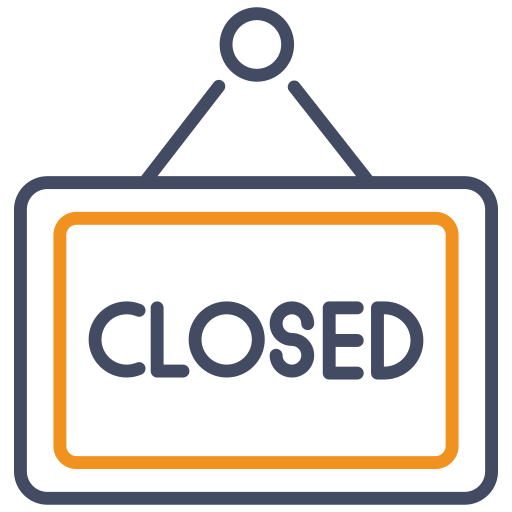 Closed sign Generic color outline icon