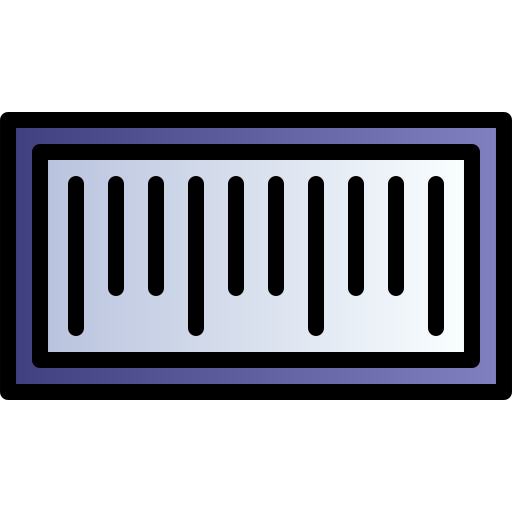 Barcode Generic gradient lineal-color icon
