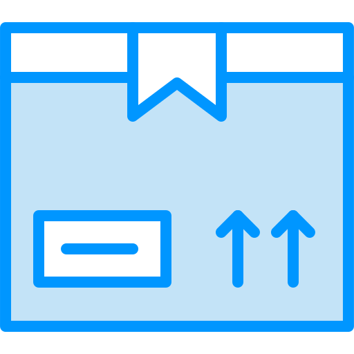 Коробка доставки Generic color lineal-color иконка