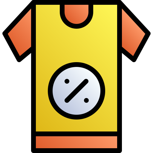 티셔츠 Generic gradient lineal-color icon