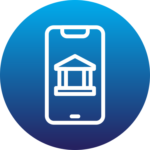 mobile banking Generic gradient fill icon
