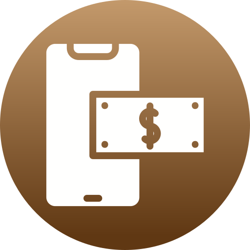pagamento online Generic gradient fill icona