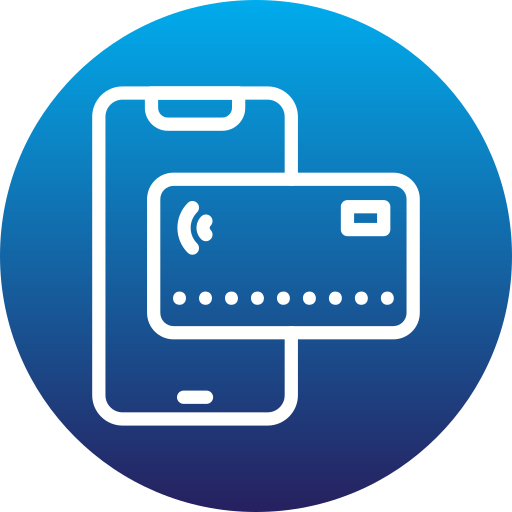 Tap to pay Generic gradient fill icon