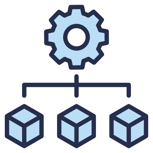 Resource allocation Generic color lineal-color icon