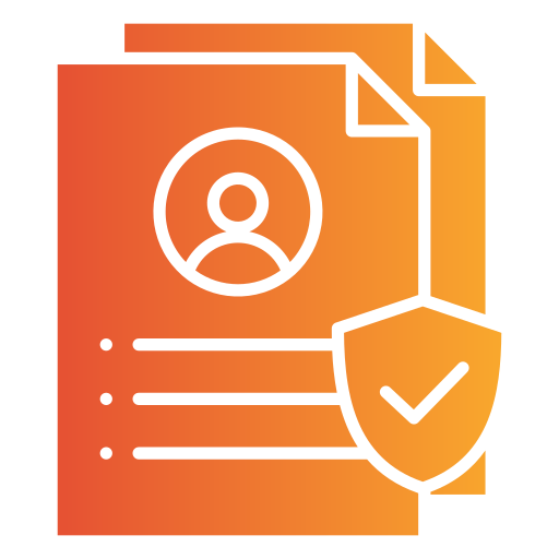 Data protection Generic gradient fill icon