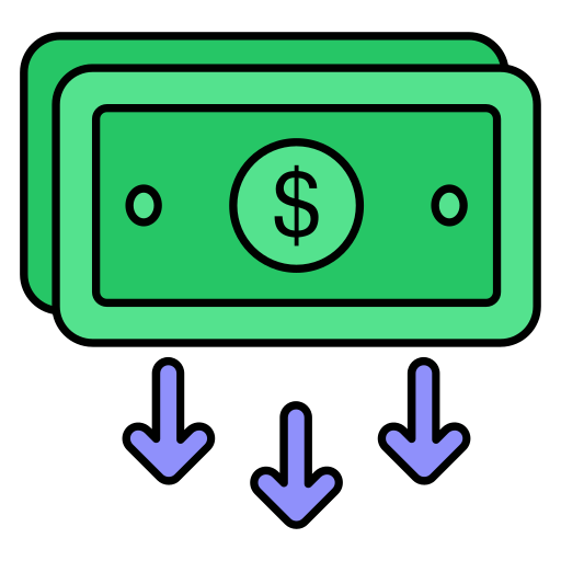 geld runter Generic color lineal-color icon